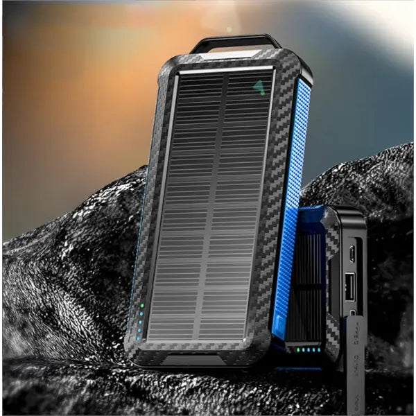 Built-in cables Wireless Charging Outdoor Solar Power Bank