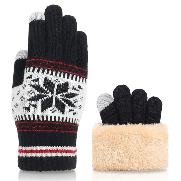 Touch Screen Gloves Snow Warm Knit Winter Christmas Gifts