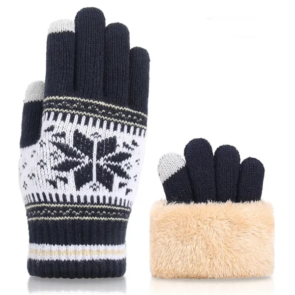 Touch Screen Gloves Snow Warm Knit Winter Christmas Gifts
