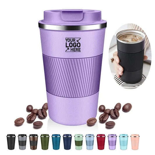 17OZ Stainless Steel Travel Coffee Mug Non-slip Thermal Cup