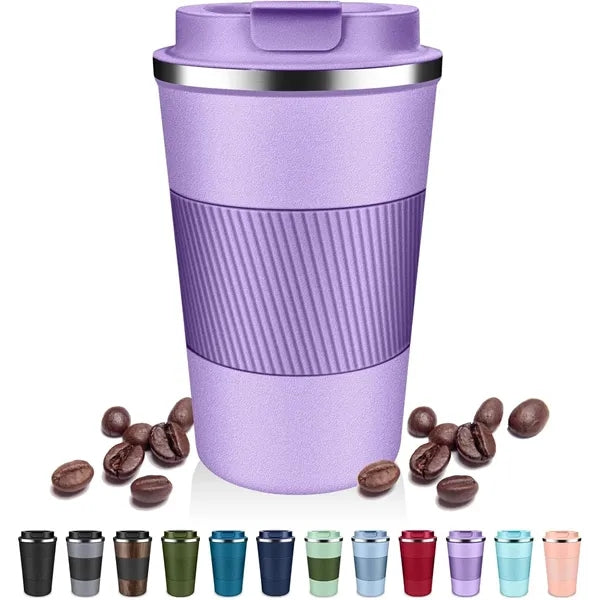17OZ Stainless Steel Travel Coffee Mug Non-slip Thermal Cup