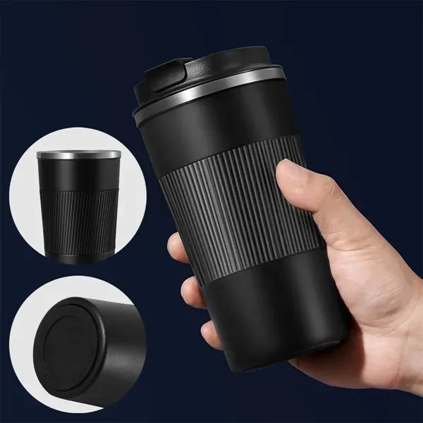 17OZ Stainless Steel Travel Coffee Mug Non-slip Thermal Cup