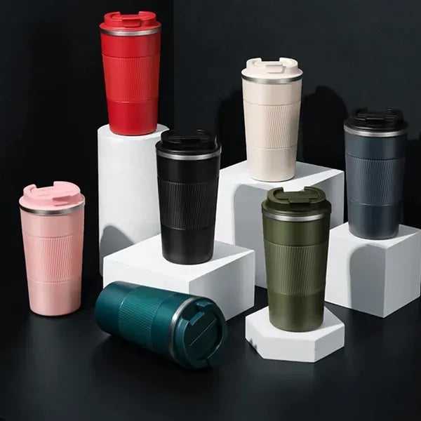 17OZ Stainless Steel Travel Coffee Mug Non-slip Thermal Cup