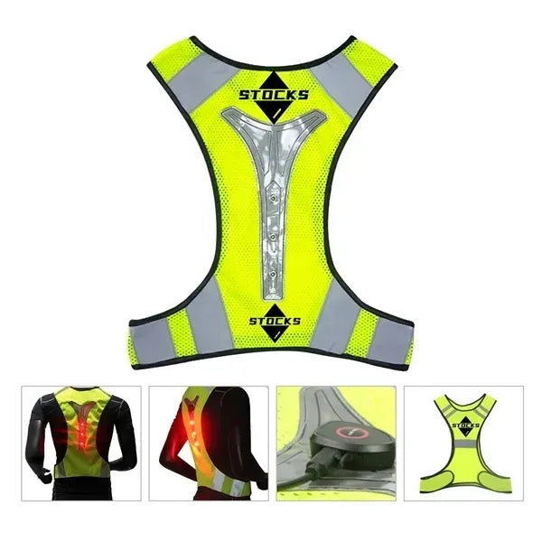 Led Lights Reflective Safety Vest