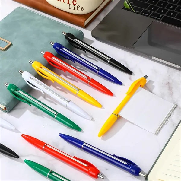 Rollout Paper Pen Retractable Pullout Banner Ballpoint