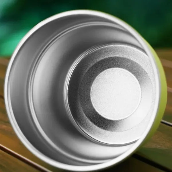 Stackable outdoor stainless steel camping beer cup