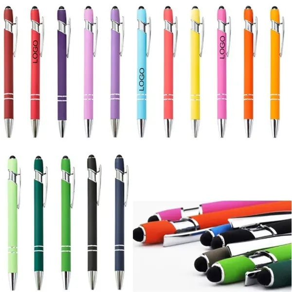 Aluminum Barrel Sylus Ballpoint Pen