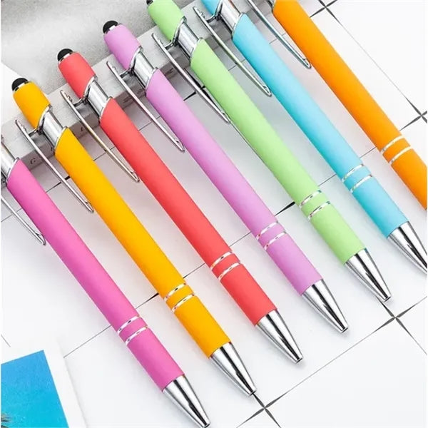 Aluminum Barrel Sylus Ballpoint Pen