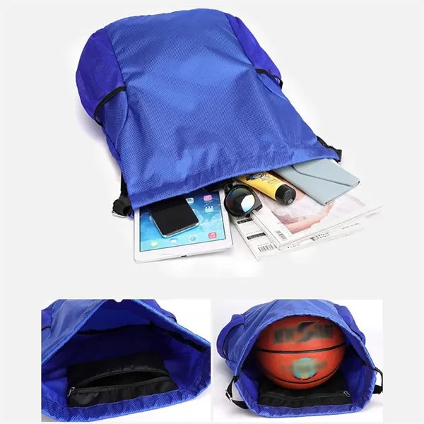 Waterproof Sports Drawstring Backpack