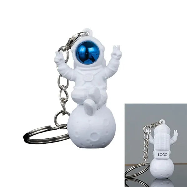 3D Astronaut Outer Space Keychain