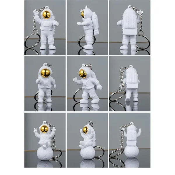 3D Astronaut Outer Space Keychain