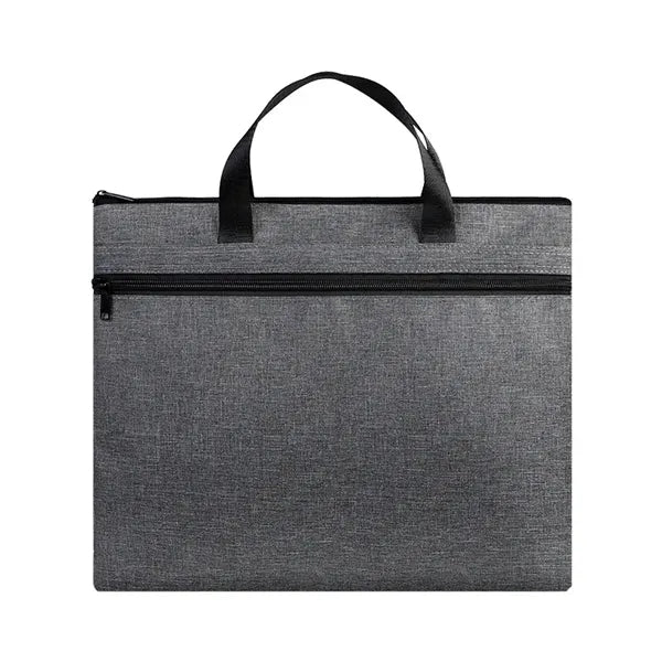 Portable A4 Zipper Large Pocket File Bag with Handle