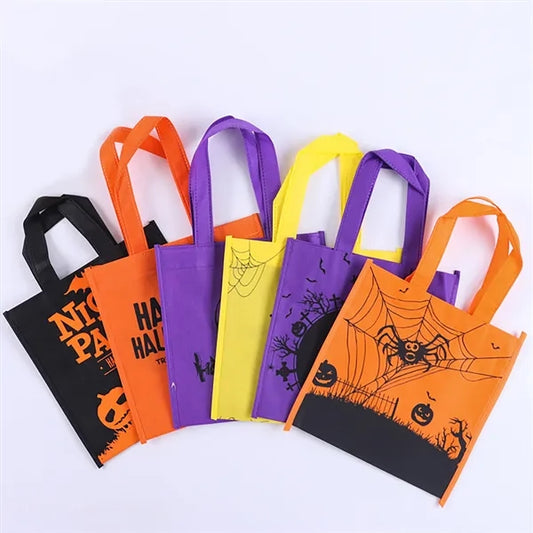 Halloween Handle Non-Woven Candies Bag
