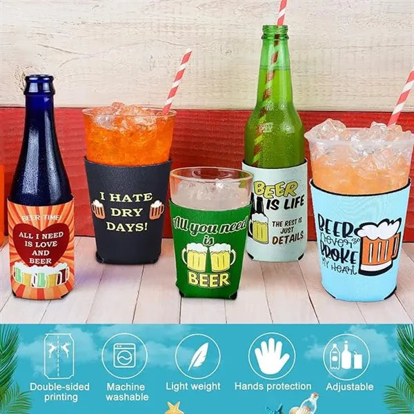 Collapsible Neoprene Can Coolers