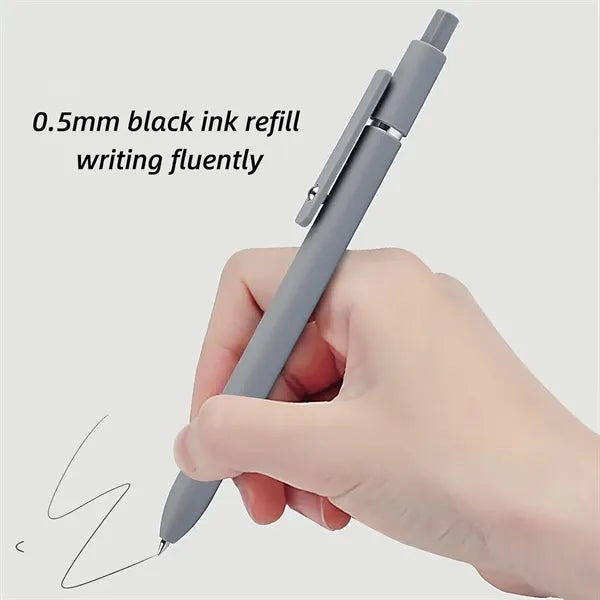 Silicone 0.5mm Black Ink Pen