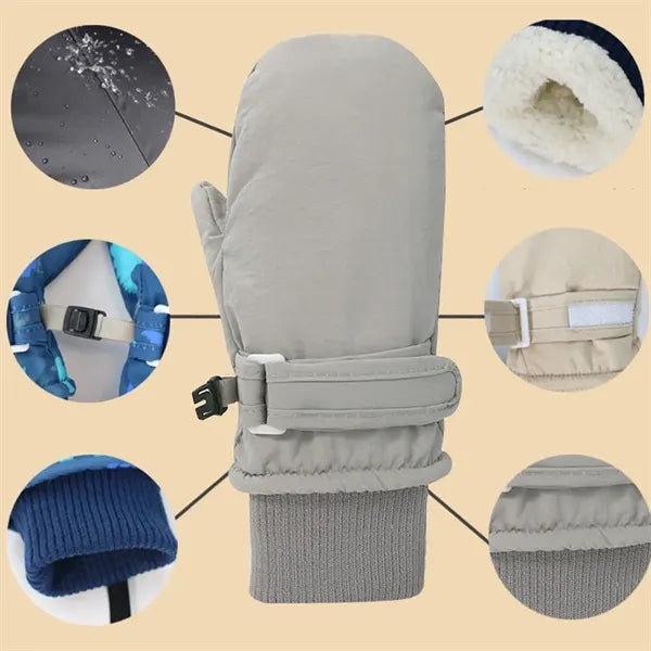 Kids' Quick-Dry Waterproof Mitts