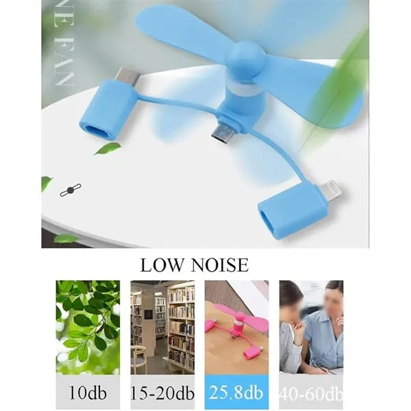 3 in 1 Cellphone Fan