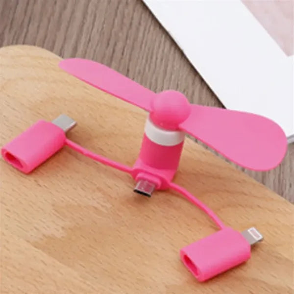 3 in 1 Cellphone Fan