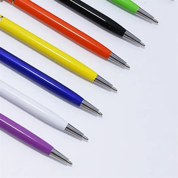 2-in-1 Slim Twist Stylus Metal Ballpoint Pen