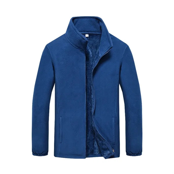 Unisex Polar Fleece Jacket Sweater Work Coat