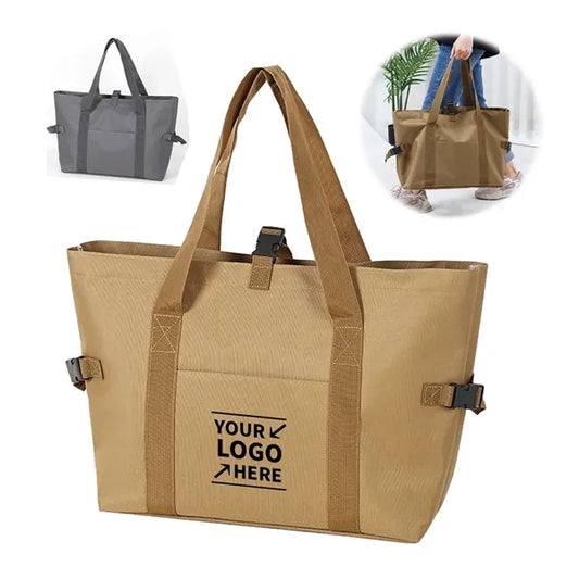 Large Capacity Oxford Cloth Travel Shopping Tote Bag