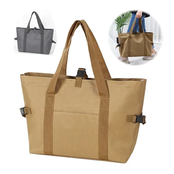 Large Capacity Oxford Cloth Travel Shopping Tote Bag