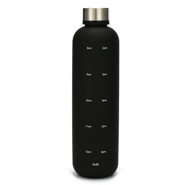 32oz BPA Free Motivational Water Bottle With Time Marker