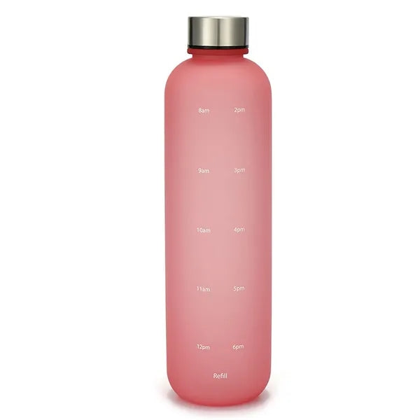 32oz BPA Free Motivational Water Bottle With Time Marker