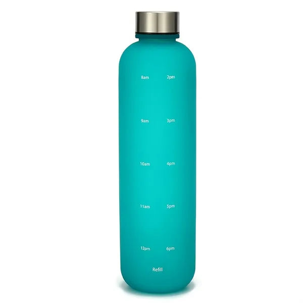 32oz BPA Free Motivational Water Bottle With Time Marker