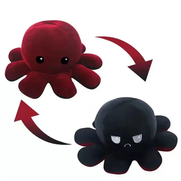 Reversible Octopus Plushie Stuffed Animal