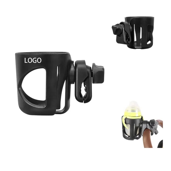 360-degree rotatable cup holder accommodate most bottles