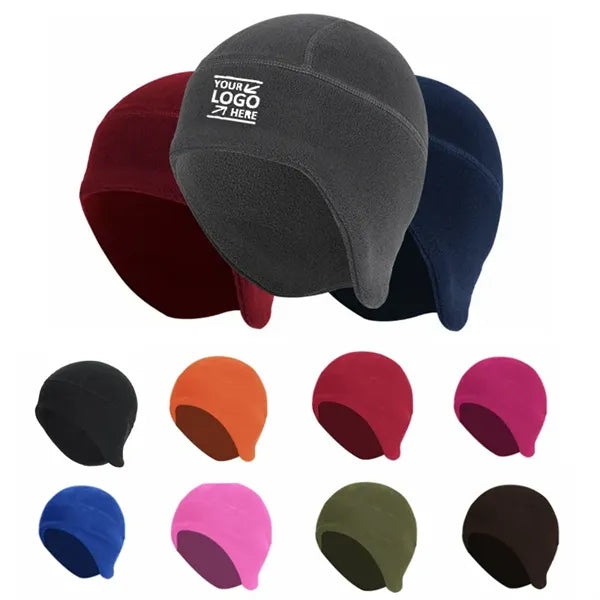 Polar Fleece Thermal Beanie Skull Cap Winter Hat