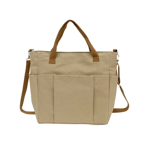 Crossbody Canvas Tote Travel Bag Shopping Accessories