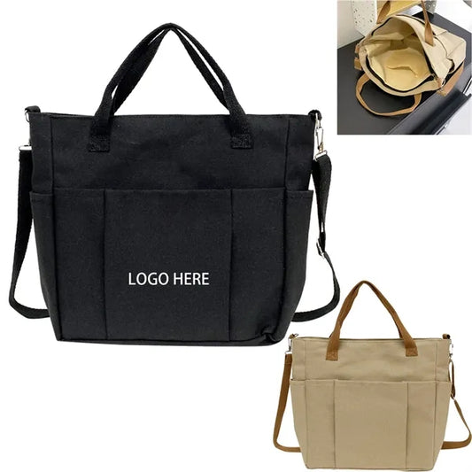 Crossbody Canvas Tote Travel Bag Shopping Accessories