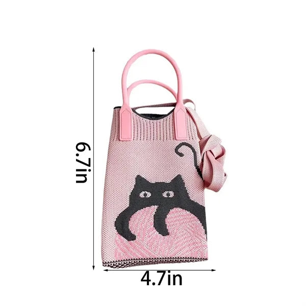 Knit Tote Bags Christmas Favor Crossbody
