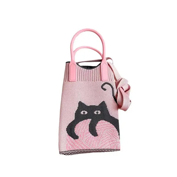 Knit Tote Bags Christmas Favor Crossbody