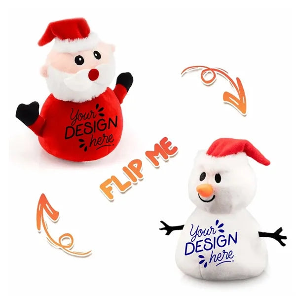 Double sided Reversible Christmas Doll