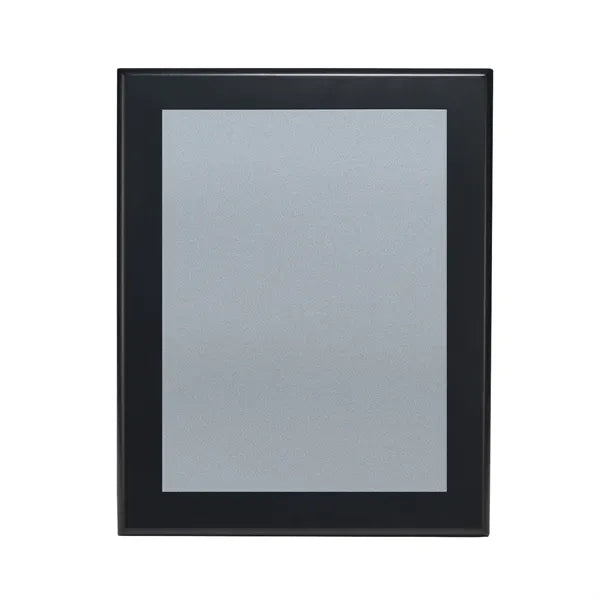 Silver Plate on Ebony Board Plaque