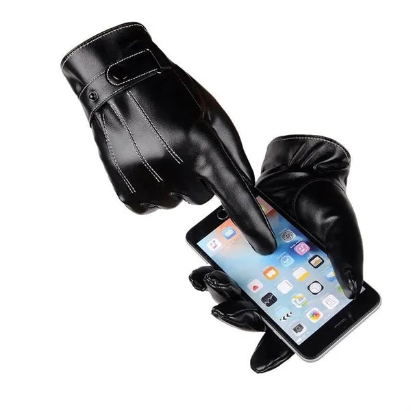 Winter Leather Gloves