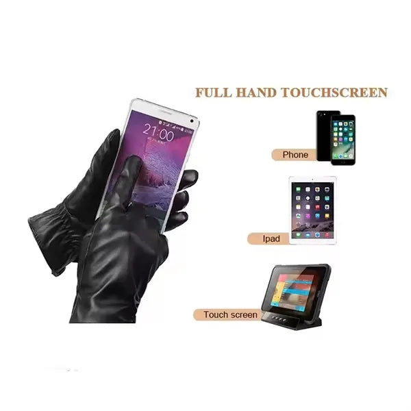Winter Leather Gloves