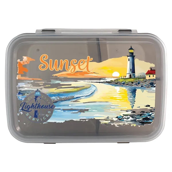 Full Color Translucent Lunch Container