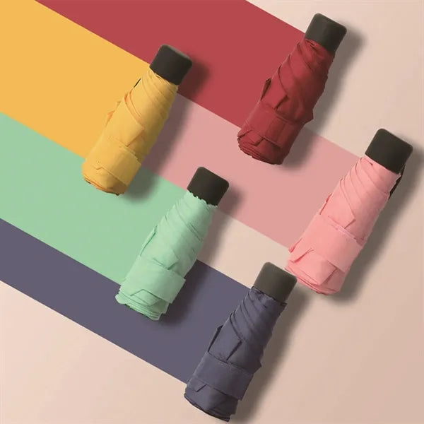 Mini Travel Lightweight Small UV Sun Compact Umbrella