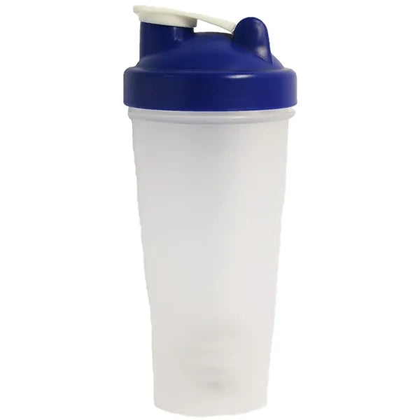 20 Oz. Plastic shaker bottle w/stainless mixer ball