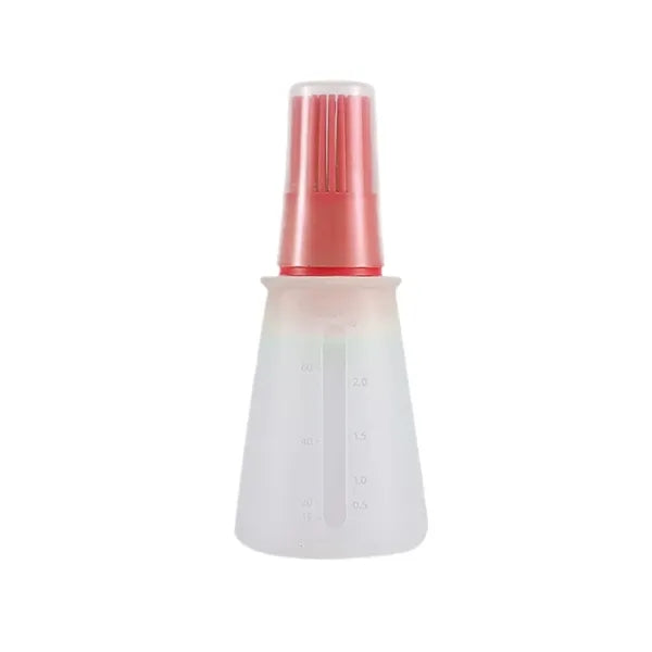 Food Grade Silicone Brush with Transparent Oil Bottle