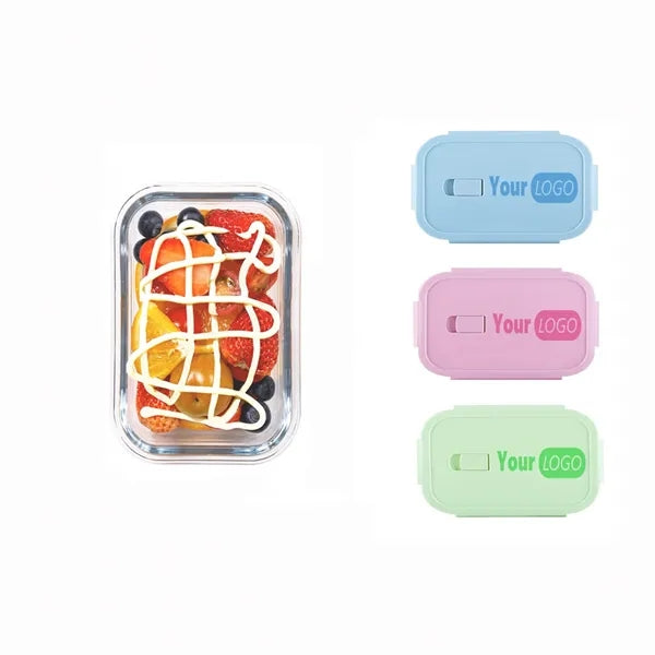 Rectangular Glass Meal Prep Containe Microwave Safe Box
