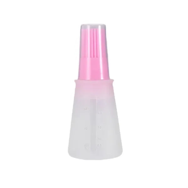 Food Grade Silicone Brush with Transparent Oil Bottle