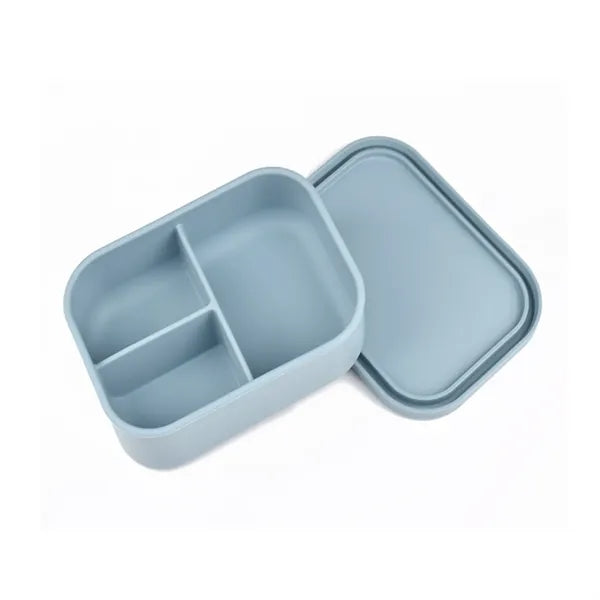Microwave Safe Silicone Bento Box Set Divided Compartments