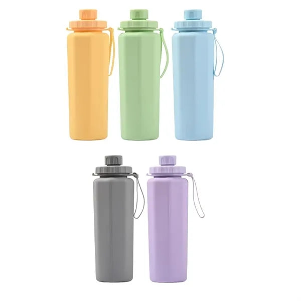 Large Capacity Collapsible Silicone Water Bottle