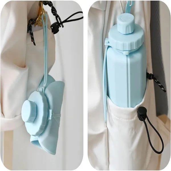 Large Capacity Collapsible Silicone Water Bottle