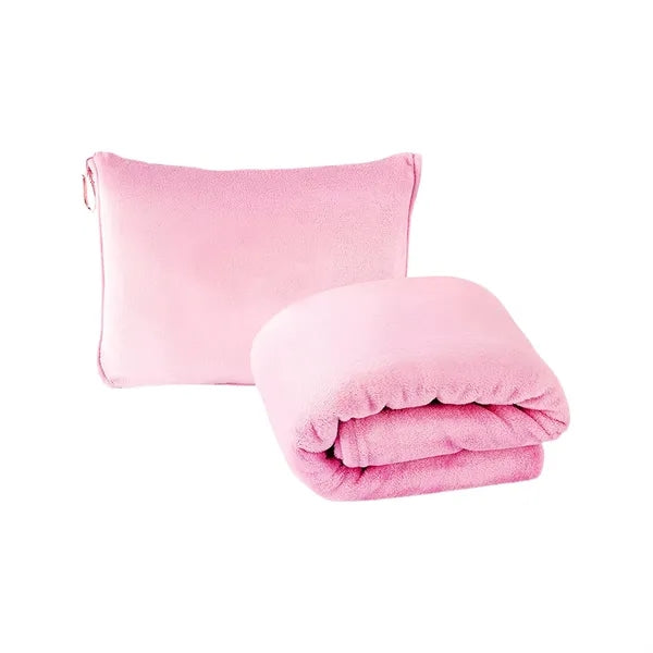 2 In 1 Soft Travel Blanket Pillow